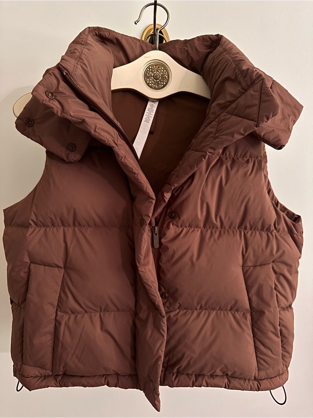 Lululemon Quilted Brown Puffer Vest